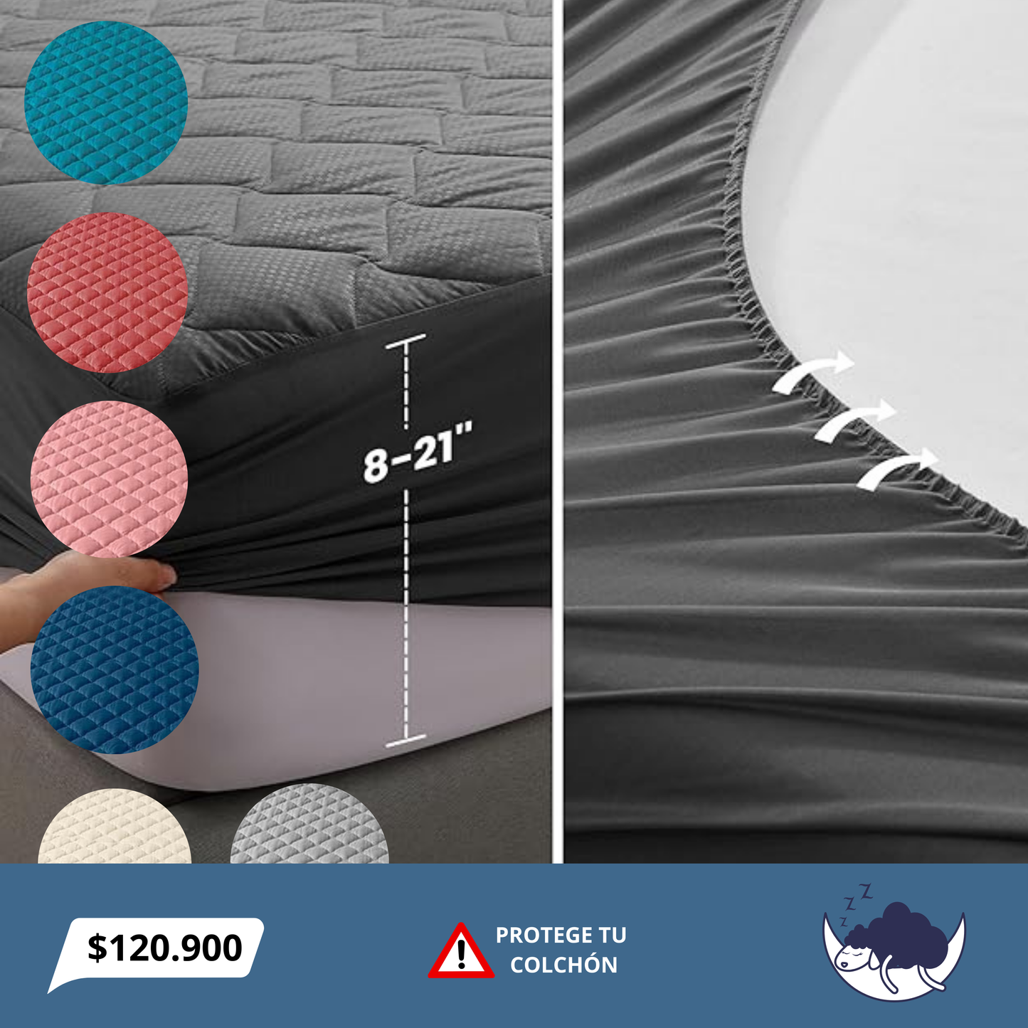 Protector impermeable para colchón