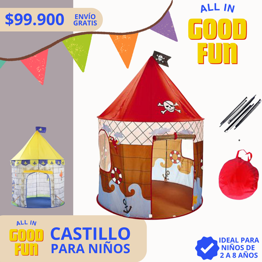 Castillo Pirata y Medieval Para Niños